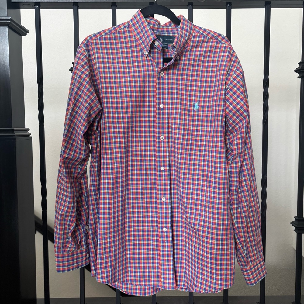 Ralph Lauren Button Down Plaid Patterned Pony Shi… - image 5